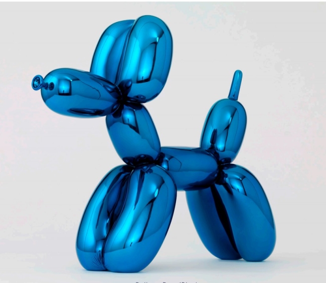 Blue balloon dog 278 - Jeff Koons